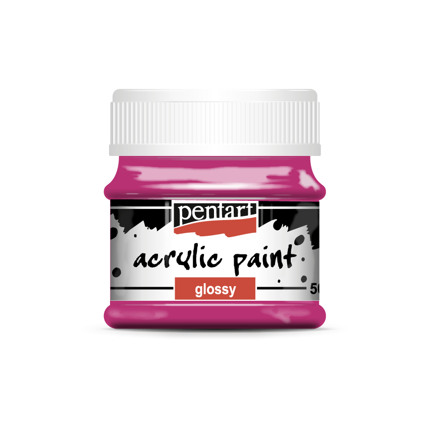 Pentart - Acrylic Paint - Glossy - Magenta - Rustic River Home