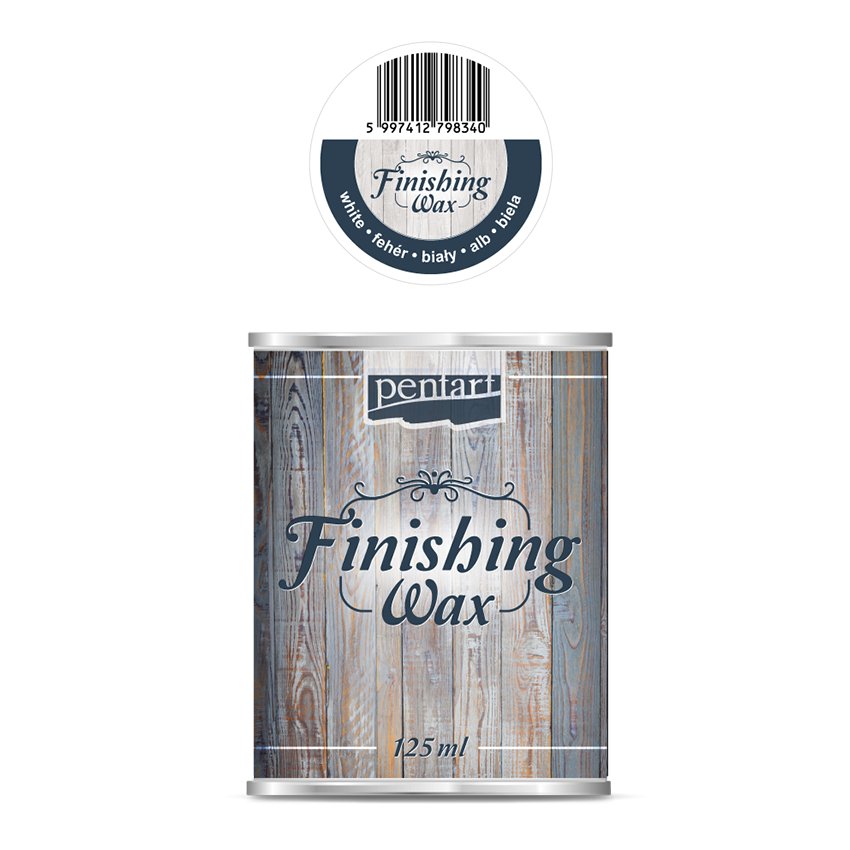 Pentart Finishing Wax - 125 ml - White - Rustic River Home