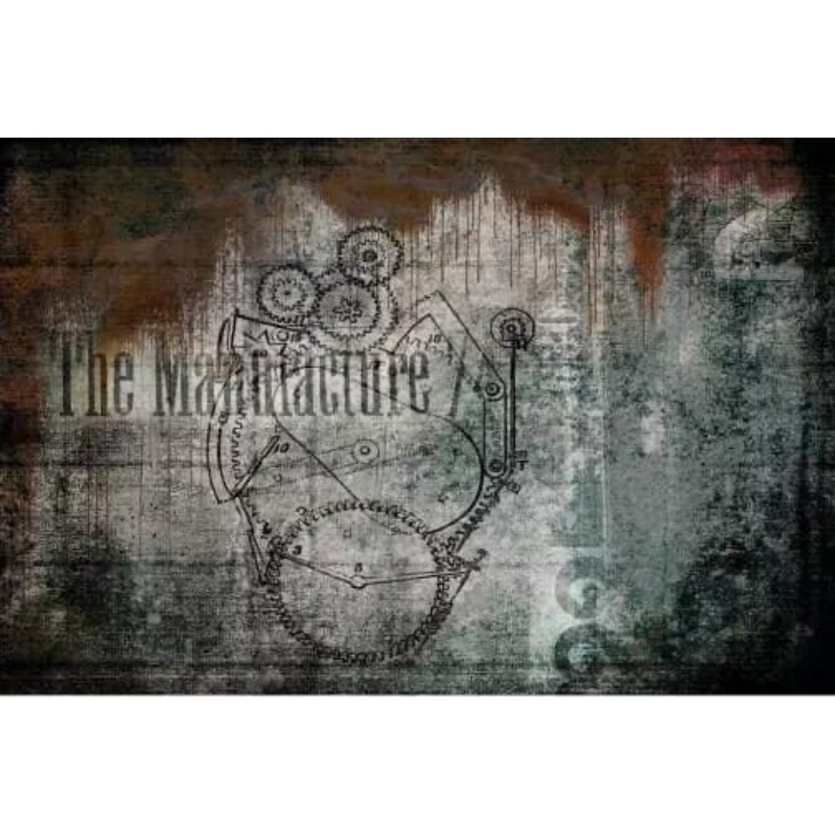 Roycycled Treasures - Manufactured Heart Decoupage Paper - 20 x 30 in - Rustic River Home