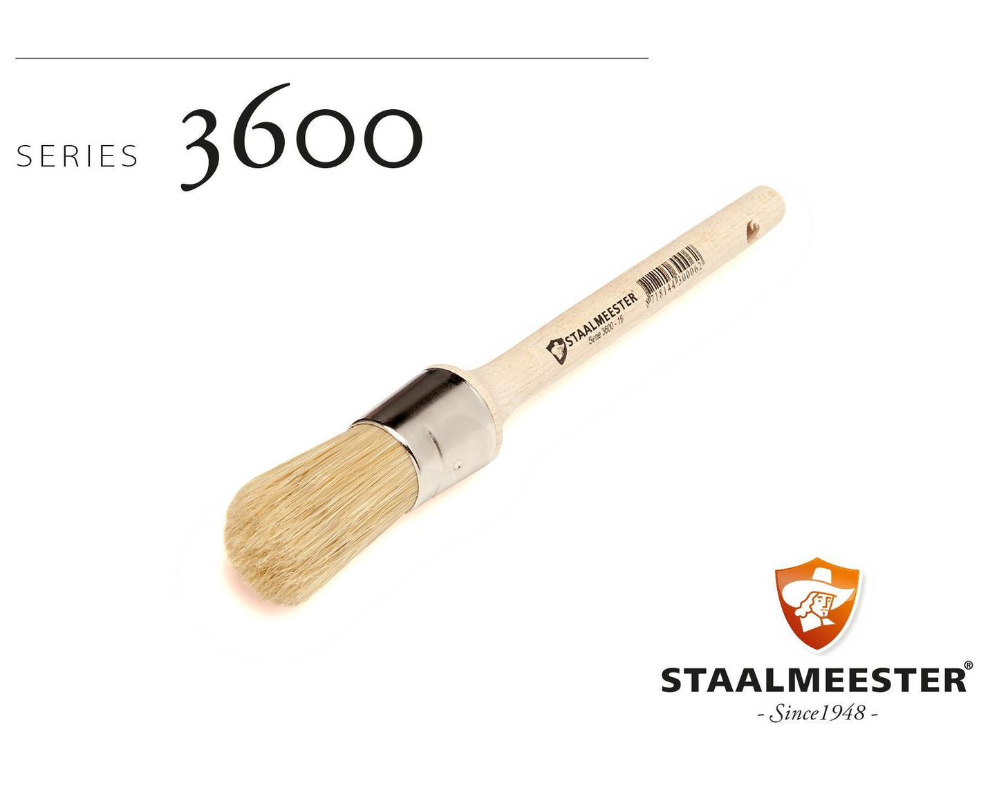 Staalmeester - Round Wax Brush (Series 3600) - #20 (38mm) - Rustic River Home