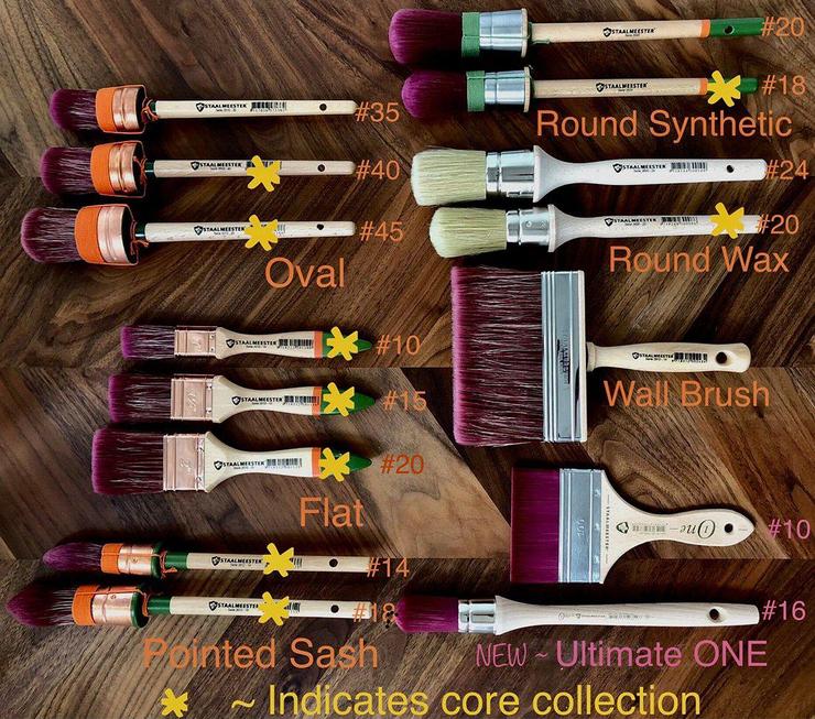 Staalmeester - Synthetic Pro-Hybrid Oval Paintbrush (Series 2010) - Rustic River Home