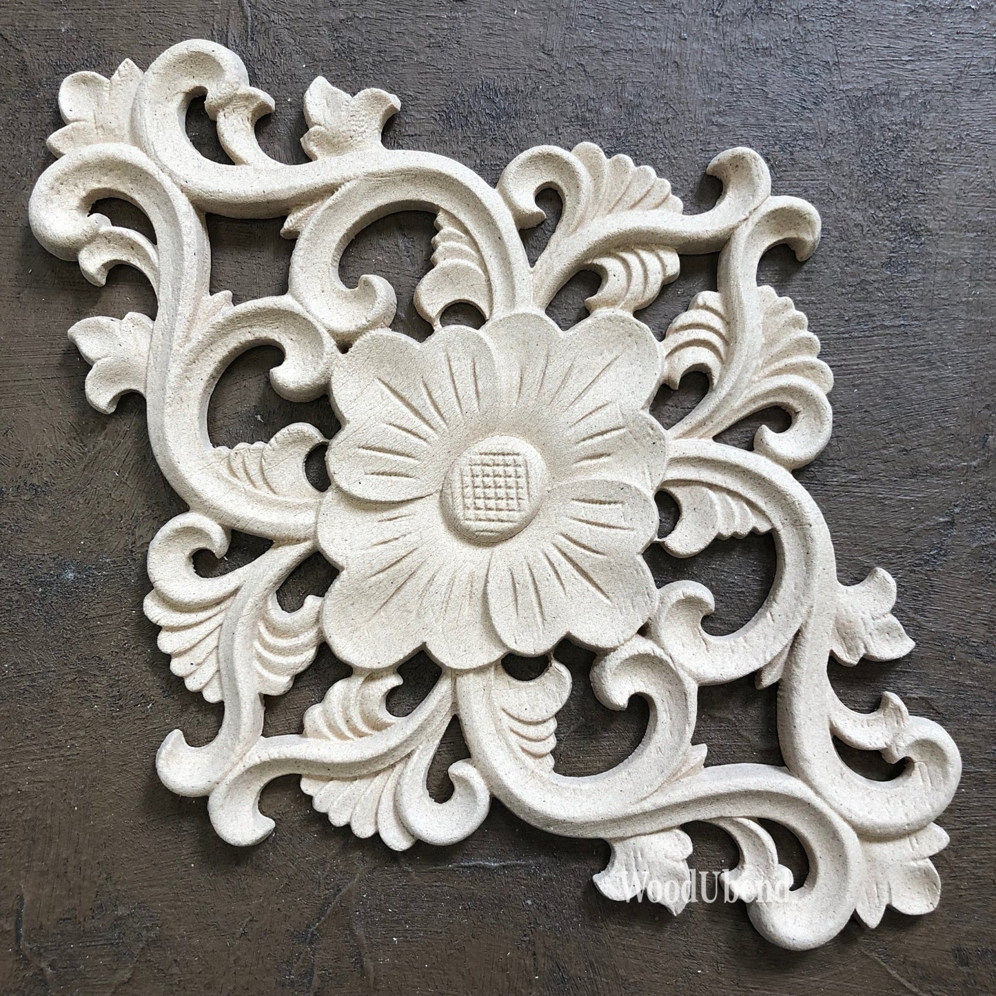 WoodUBend - Grand Baroque Centrepieces WUB2157 - 14 x 19.5 cm - Rustic River Home