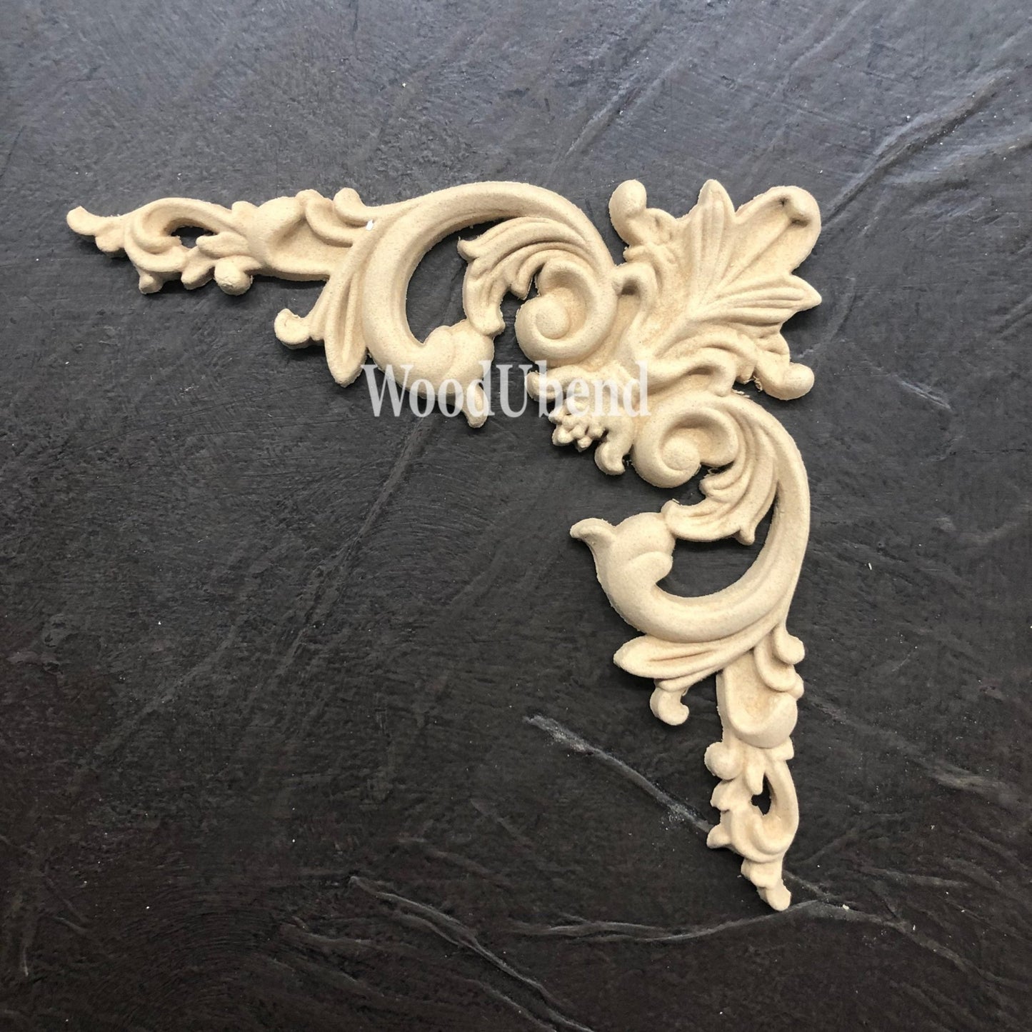 WoodUBend - Pack of Two Pediments WUB2094 - 15 x 8 cm - Rustic River Home
