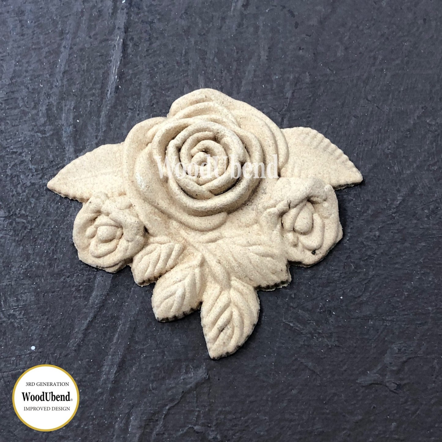 WoodUBend - Rose Bouquet WUB0330 - 5.2 x 6.3 cm (Pack of 5) - Rustic River Home