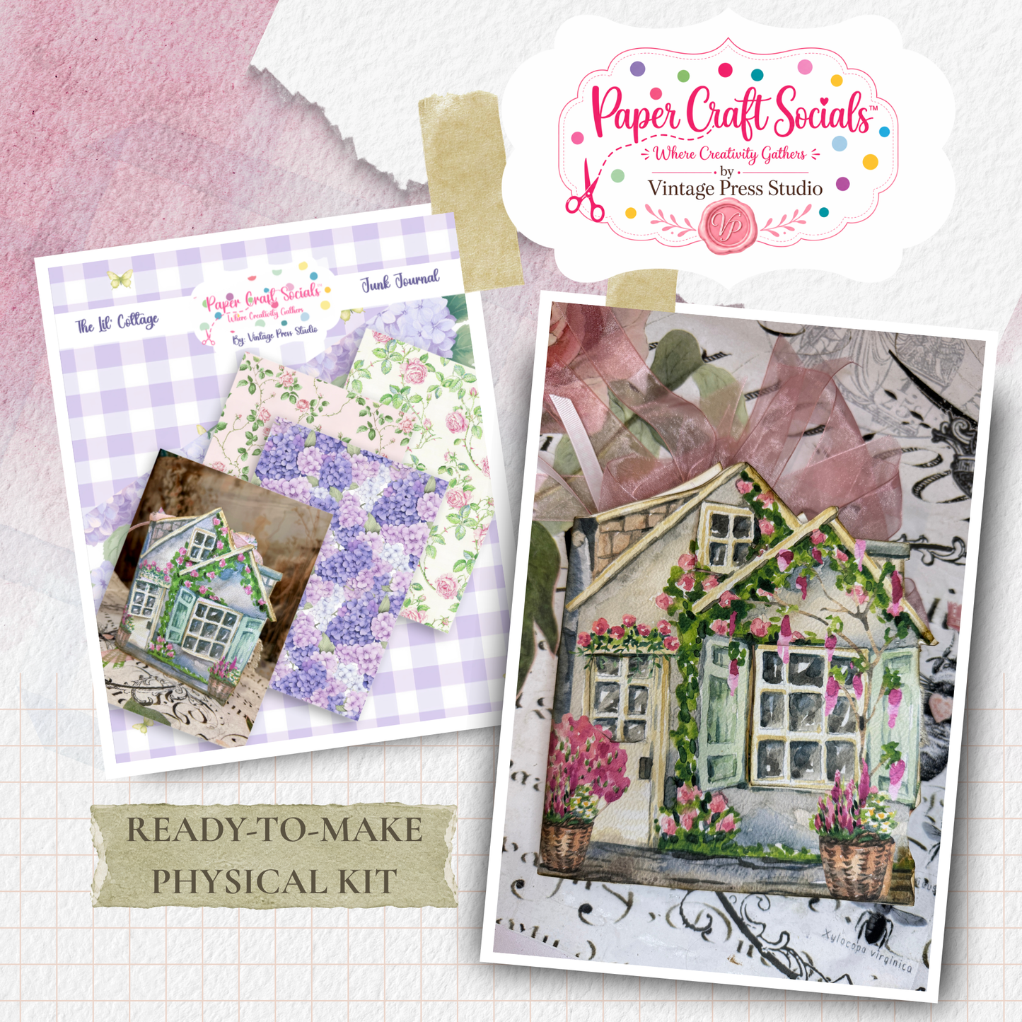 The Lil' Cottage Printed Junk Journal Kit