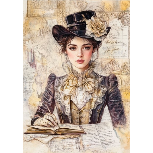LaBlanche - A4 Decoupage Paper - Louise 3