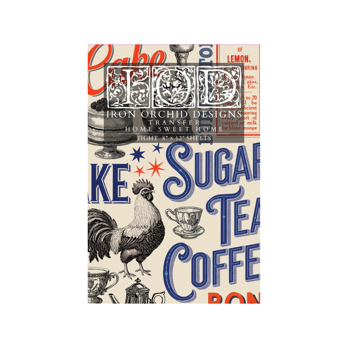 Iron Orchid Designs - Home Sweet Home Decor Transfer Pad