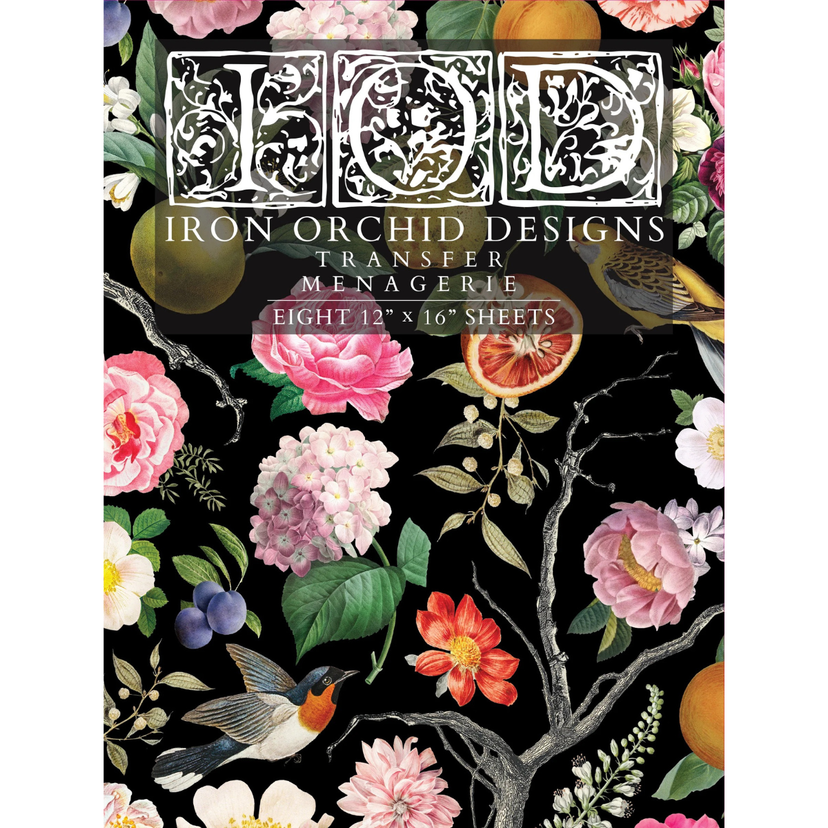 Iron Orchid Designs - Menagerie Decor Transfer Pad