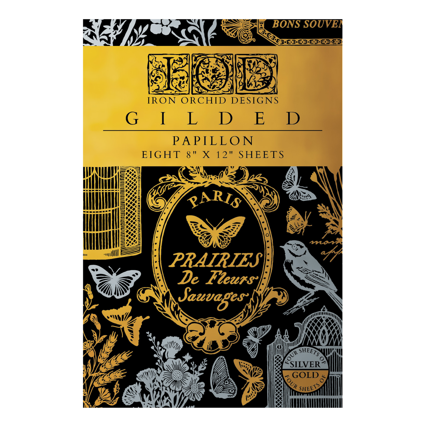 Iron Orchid Designs -  Papillon Foil Transfer Pad