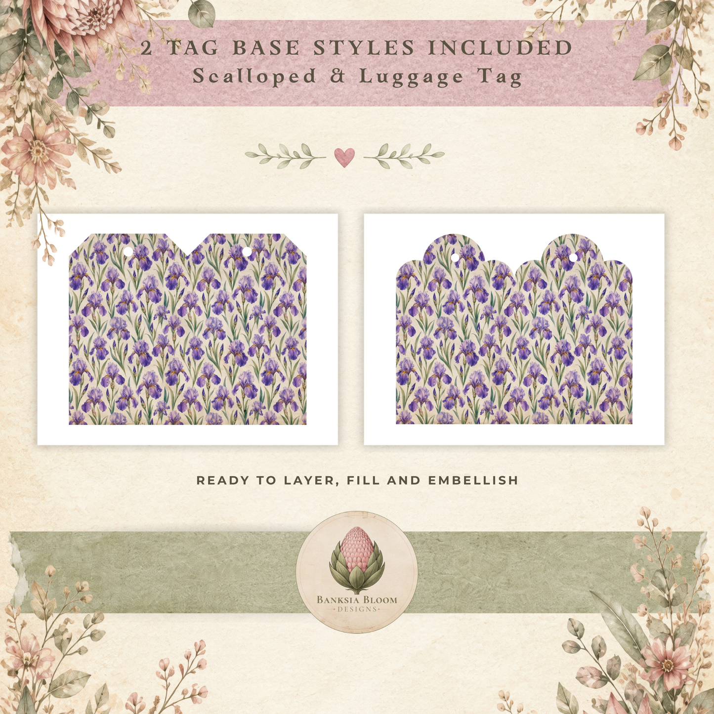 Hummingbird Garden Loaded Tag Kit