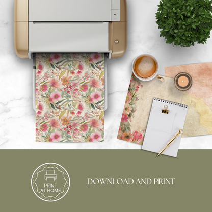 BBD - Printable Journal Pages - Blush & Banksia