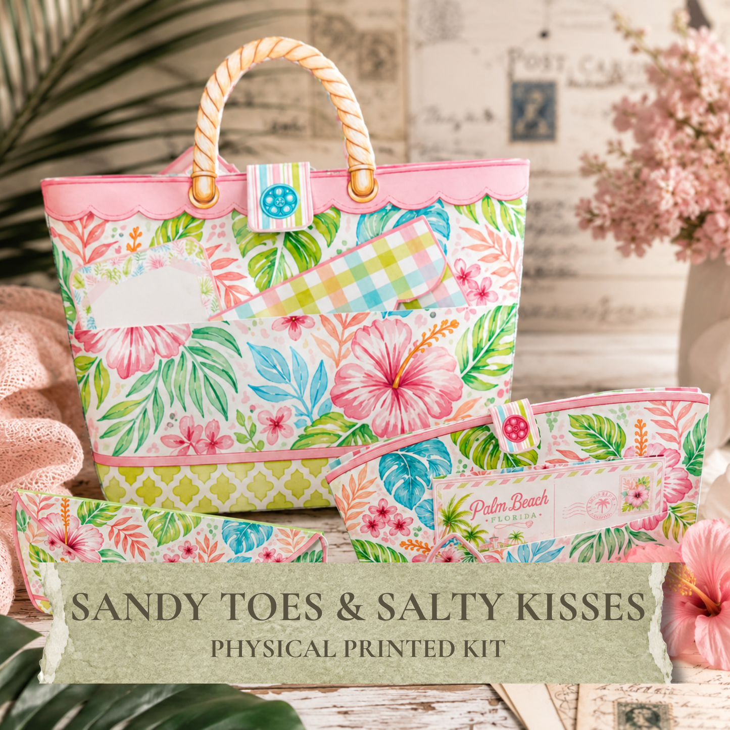 Sandy Toes & Salty Kisses Printed Folio Kit