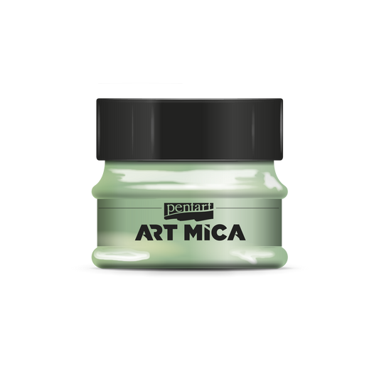 Pentart Art Mica Powder - Golden Green