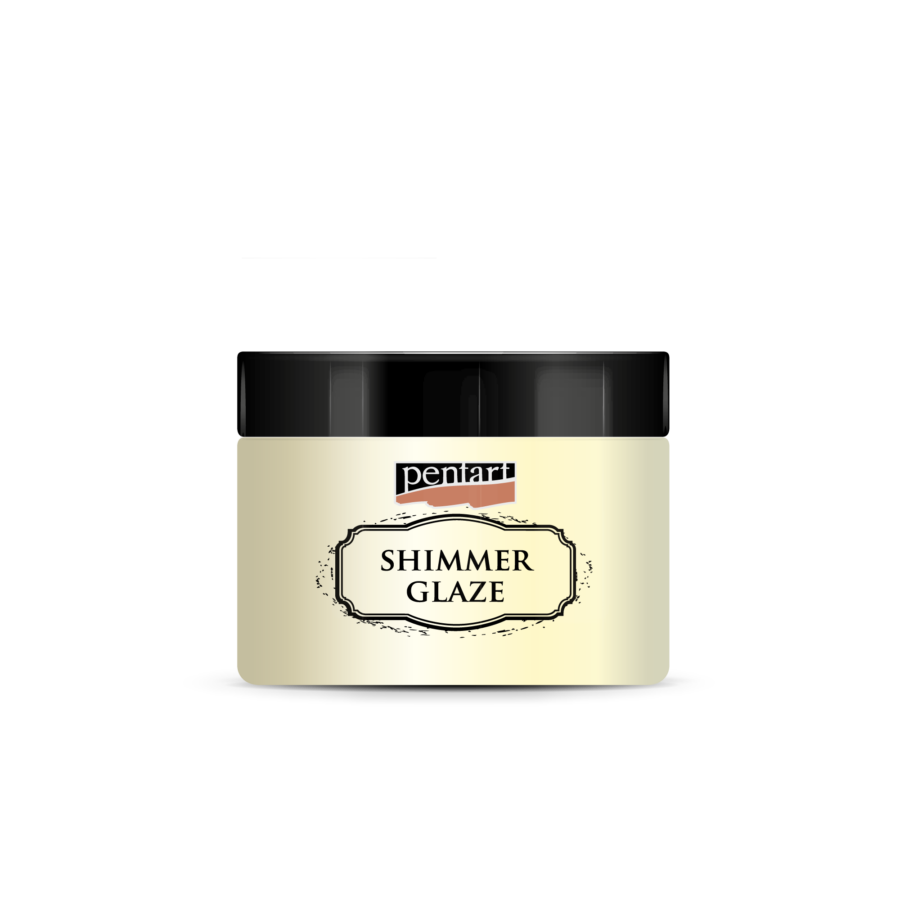 Pentart - Shimmer Glaze 150ml - Pearl White