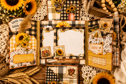 Sunflower Harvest Printed Folio Kit