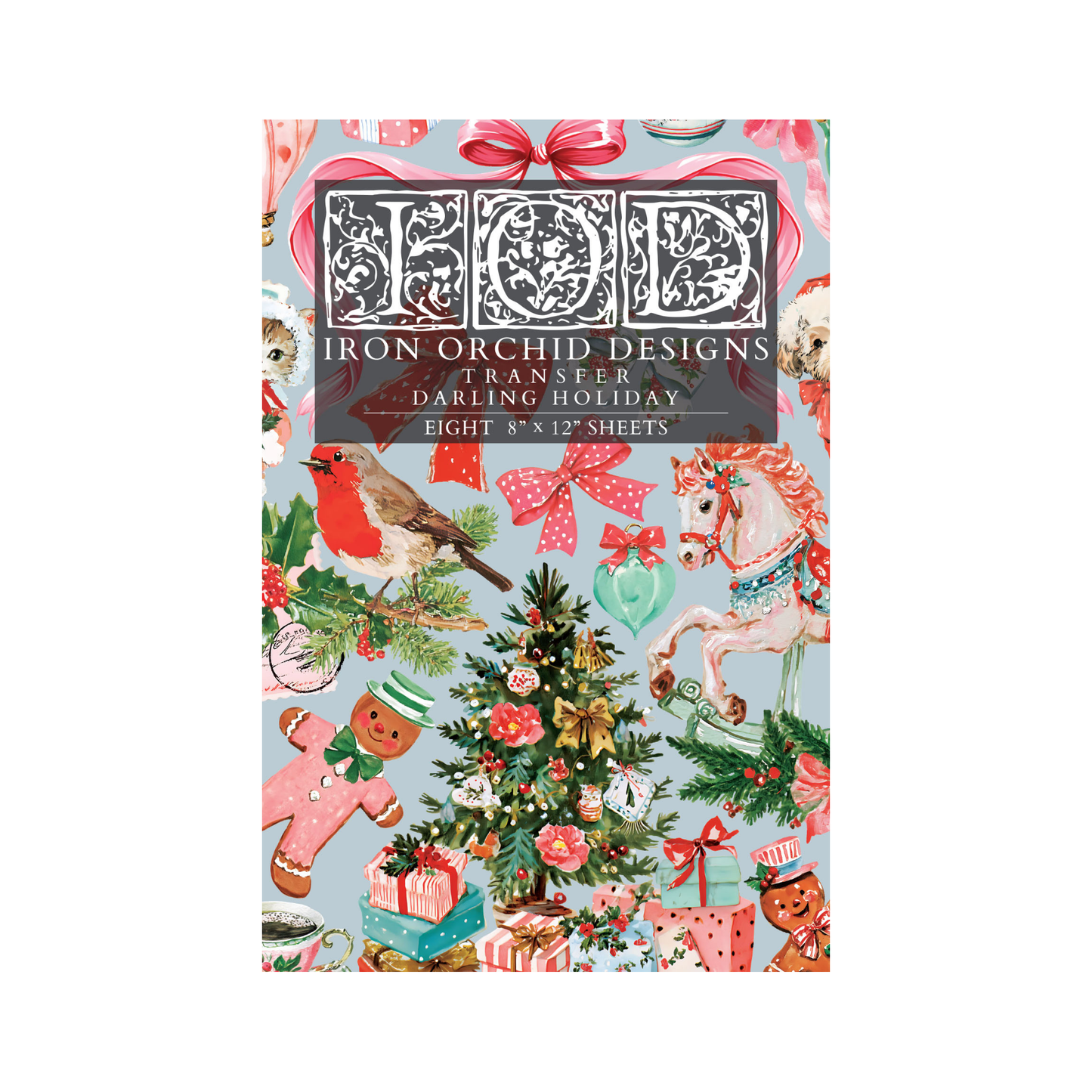 Iron Orchid Designs - Darling Holiday Decor Transfer Pad