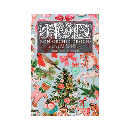 Iron Orchid Designs - Darling Holiday Decor Transfer Pad
