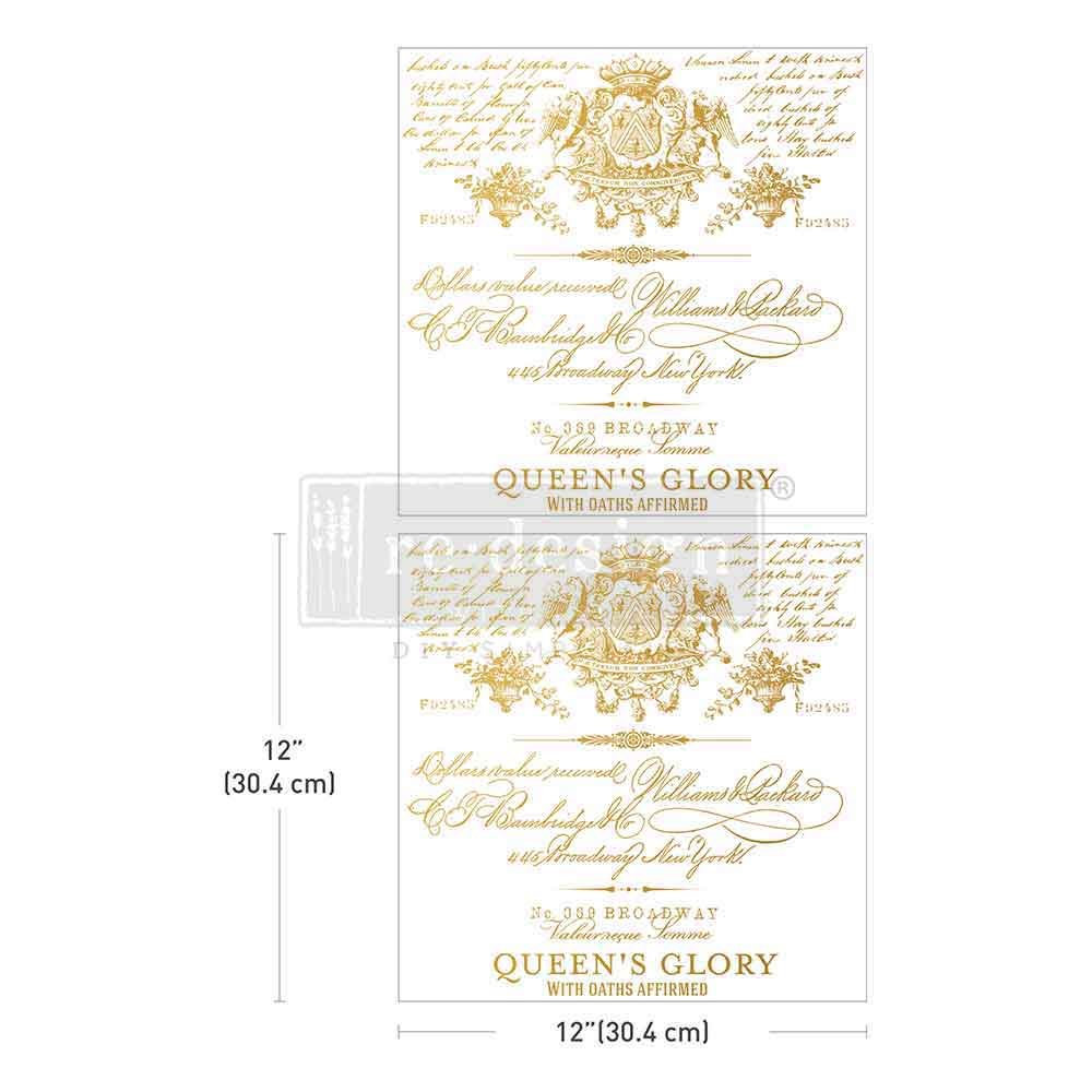 Redesign Decor Transfer - Maxi - Queen's Glory