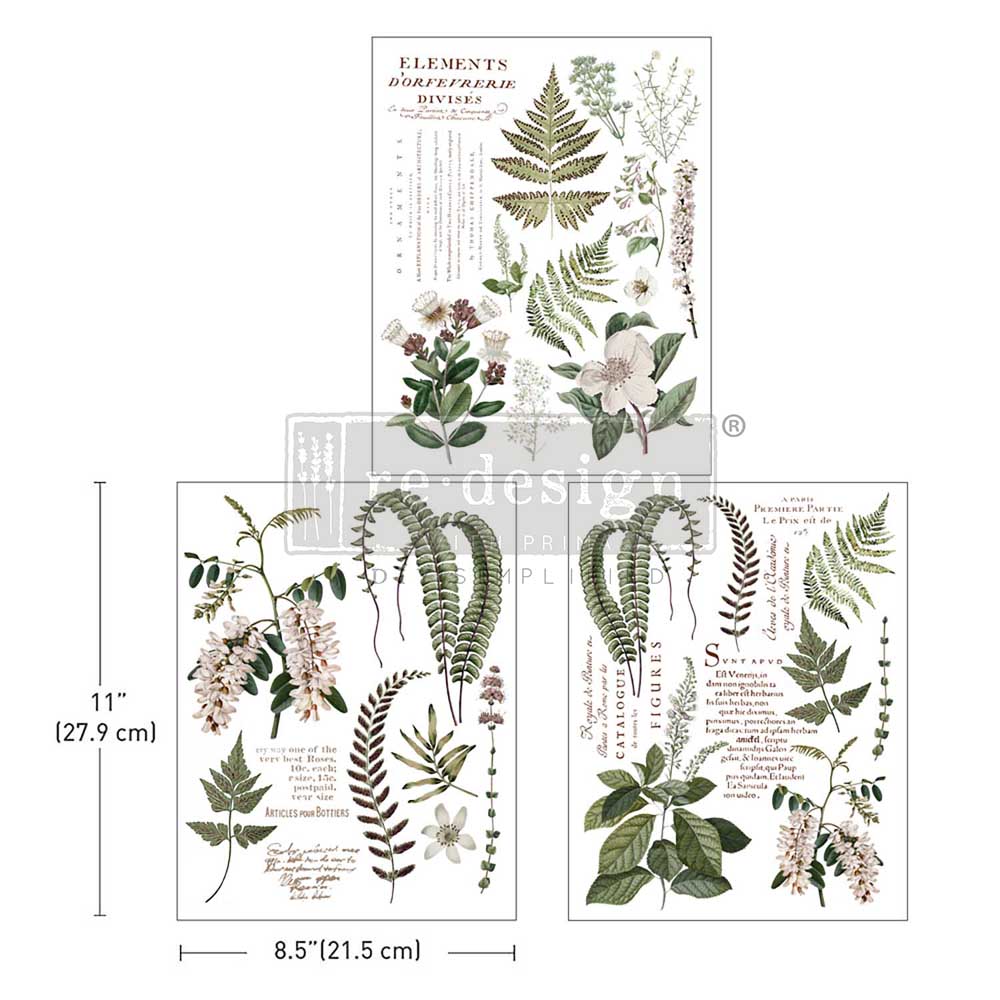 Redesign Decor Transfer - Middy - Greenery Grace