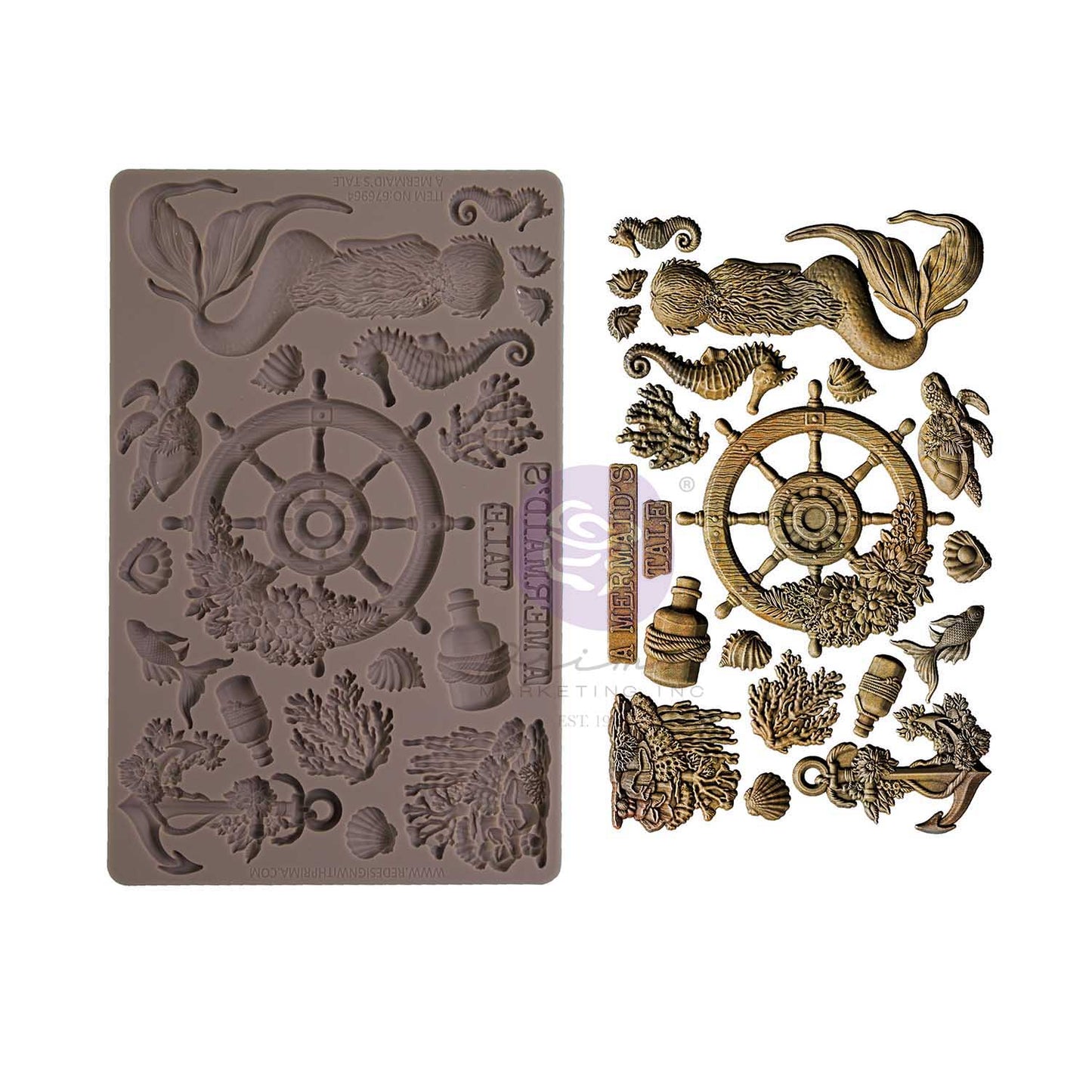 Redesign with Prima - Decor Mould - A Mermaid's Tale