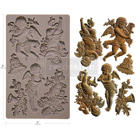 Redesign with Prima - Decor Mould - Angelic Floral Noel