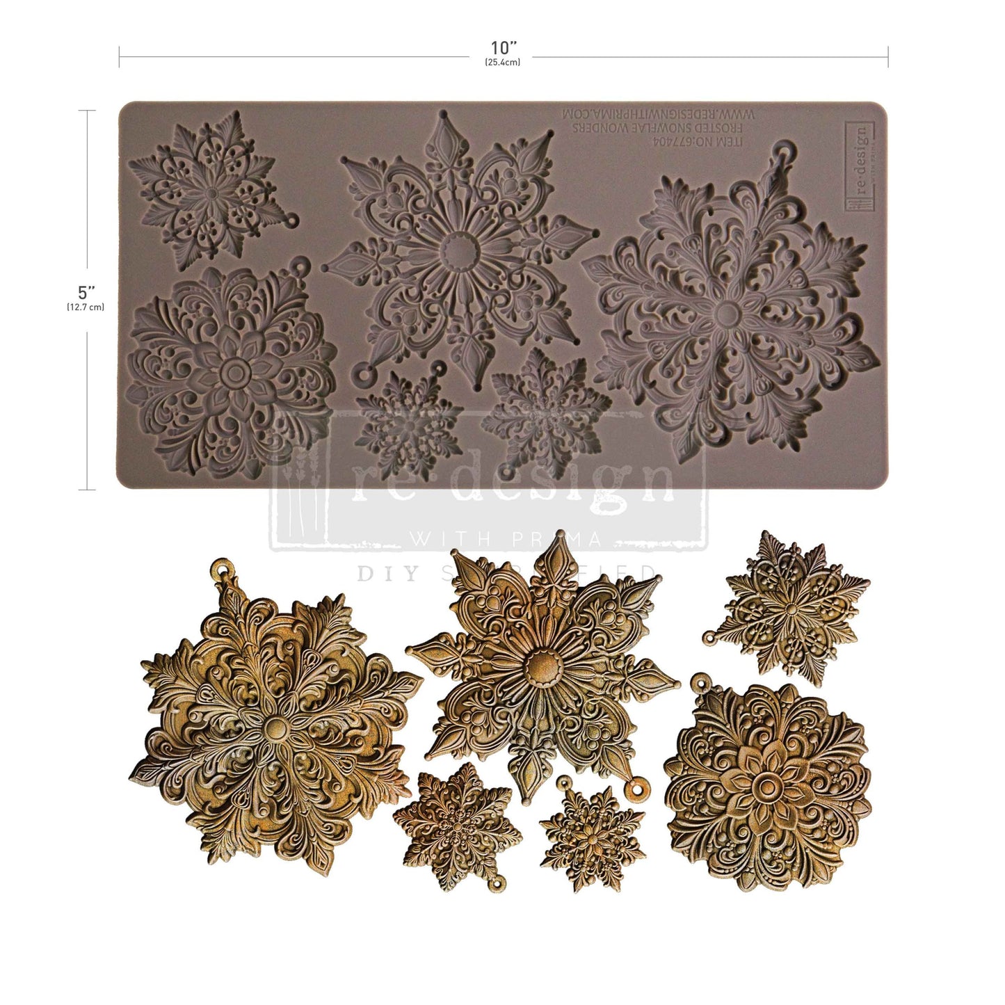 Redesign with Prima - Decor Mould - Frosted Snowflake Wonders