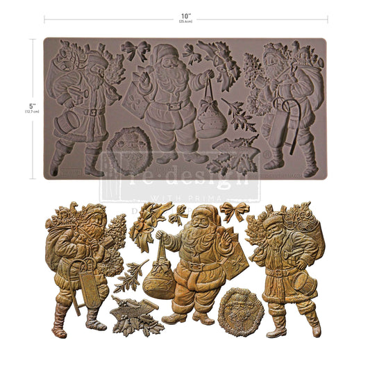 Redesign with Prima - Decor Mould - Santa's Holiday Cheer