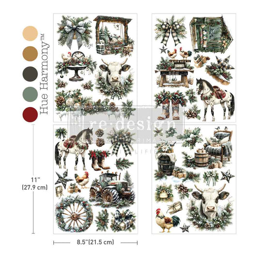 Redesign Decor Transfer - Middy - Rustic Noel