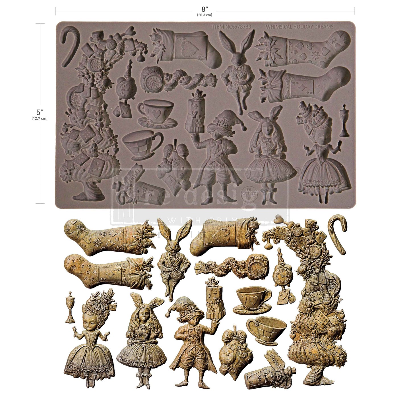 Redesign with Prima - Decor Mould - Whimsical Holiday Dreams