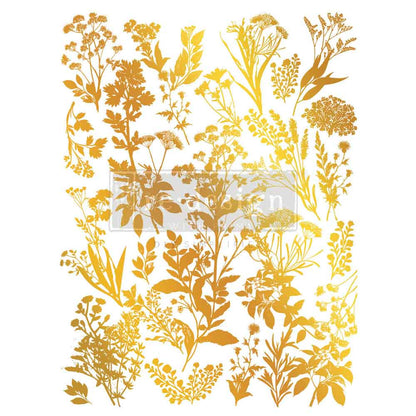 Redesign Decor Transfer - Gold Foil Kacha - Luxe Foliage