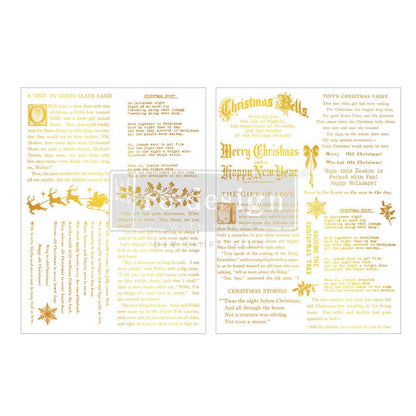 Redesign Decor Transfer - Middy Foil Transfers® Kacha - Golden Tidings