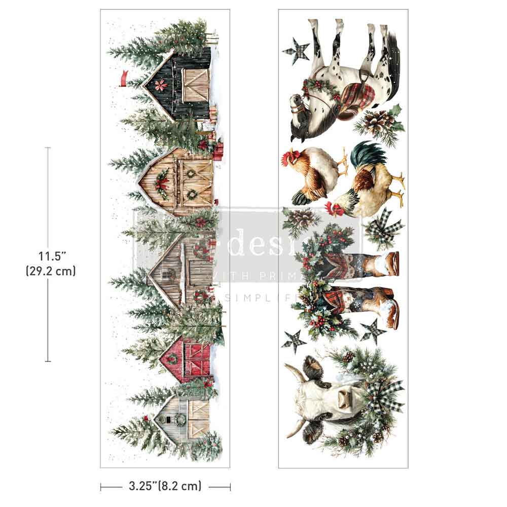 Redesign Decor Transfer - Luxe - Christmas On The Farm