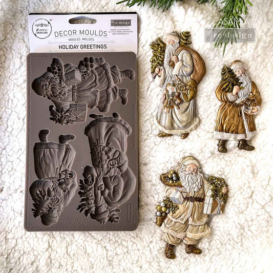 Redesign with Prima - Decor Mould - Holiday Greetings