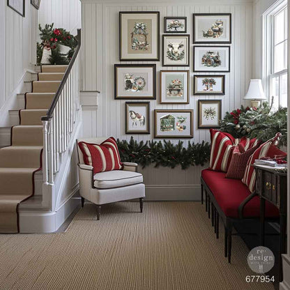 Redesign Decor Transfer - Middy - Rustic Noel