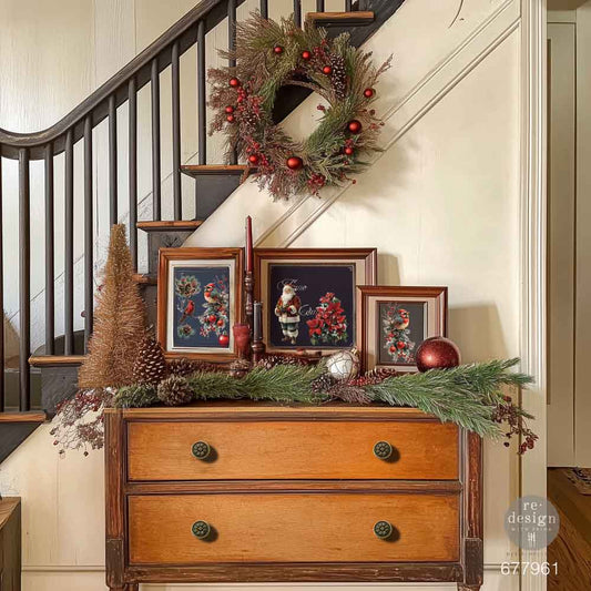 Redesign Decor Transfer - Middy - Feathered Noel