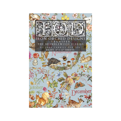 Iron Orchid Designs - The Bramblewood Diaries Decor Transfer Pad