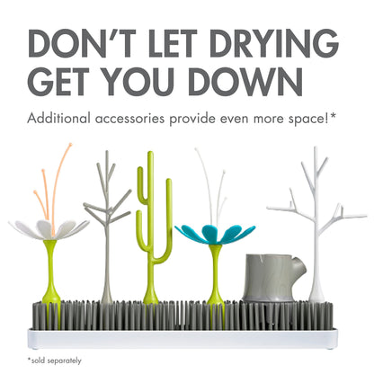 Boon Grass Countertop Drying Rack - Stormy Gray Set 1