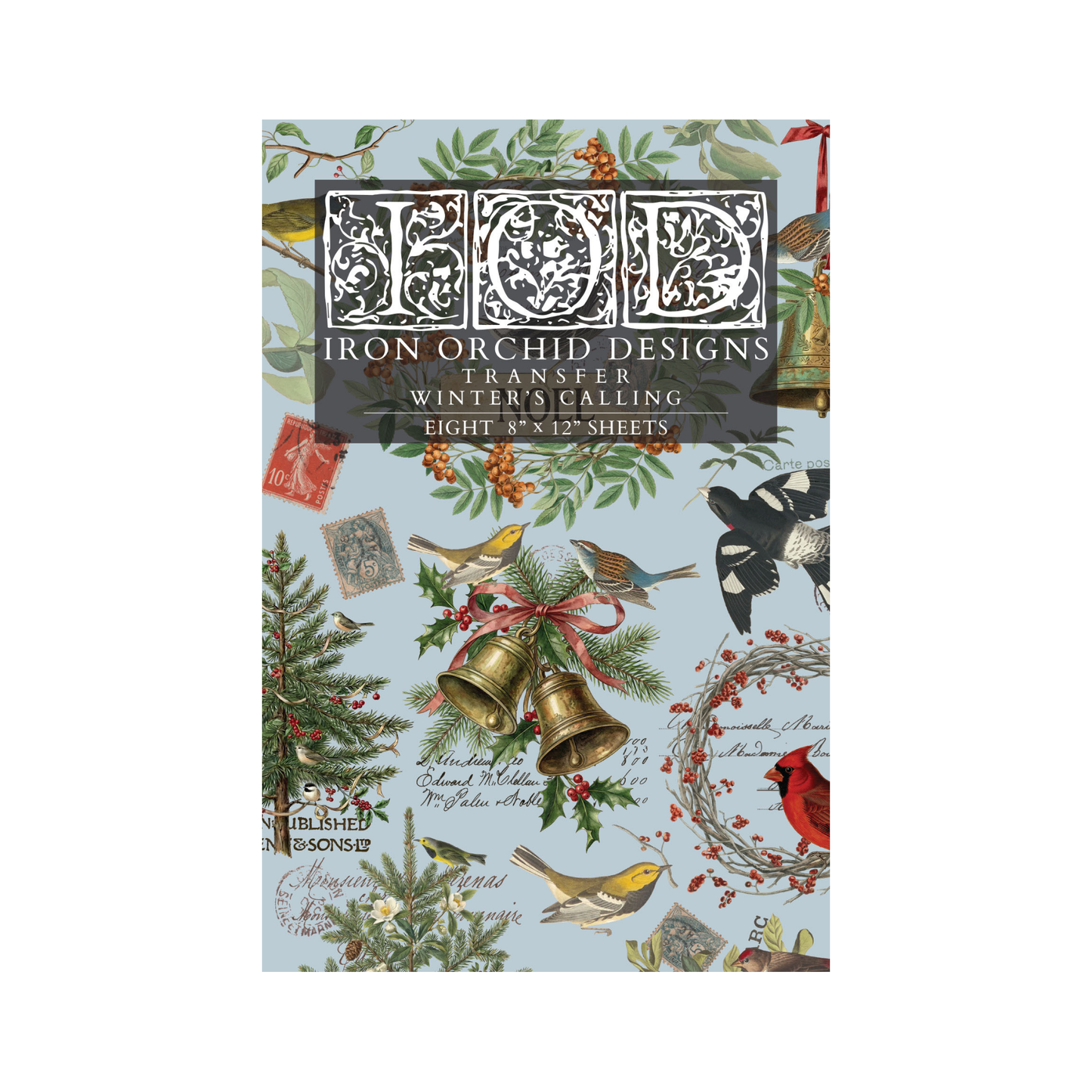 Iron Orchid Designs - Winter's Calling Decor Transfer Pad