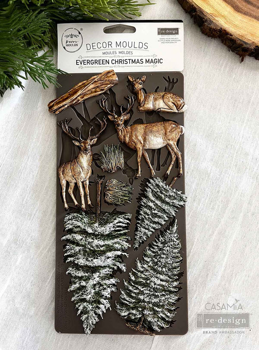 Redesign with Prima - Decor Mould - Evergreen Christmas Magic