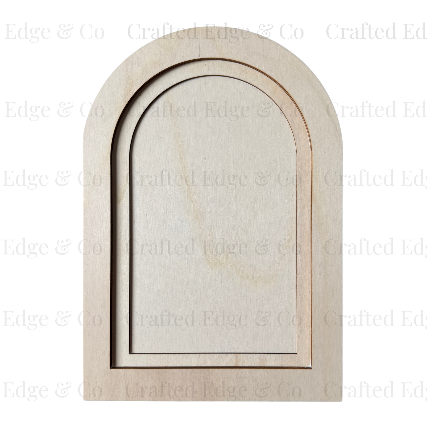 Blank - Arched Wood Frame