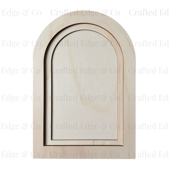 Blank - Arched Wood Frame