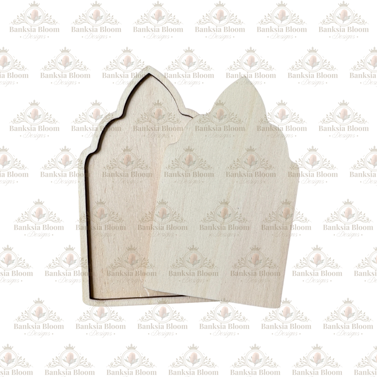 Blank - Les Cloches Backing Frame - 19cm x 12cm