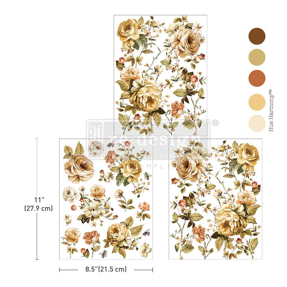 Redesign Decor Transfer - Middy - Belle Époque Blooms
