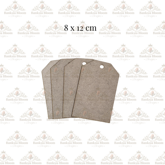 Blank - Classic Tag - Medium - Set of 4 (8 cm x 12 cm)