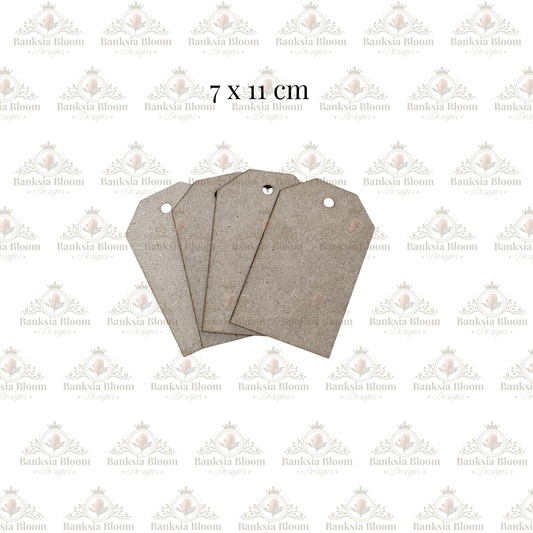 Blank - Classic Tag - Small - Set of 4 (7 x 11 cm)