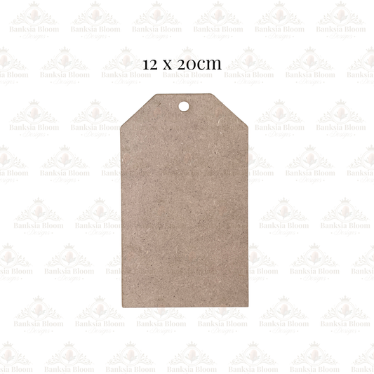 Blank - Classic Tag - X-Large - (12 x 20 cm)