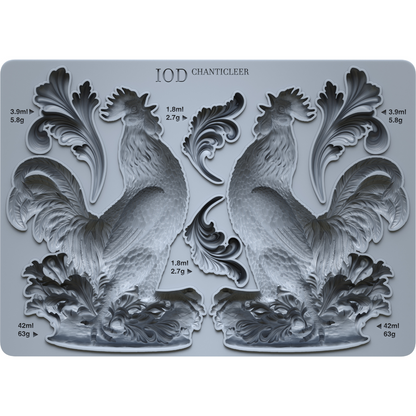 IOD - Chanticleer Decor Mould - Rustic River Home