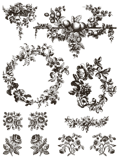 Iron Orchid Designs - Delft Traditions Noir Paint Inlay