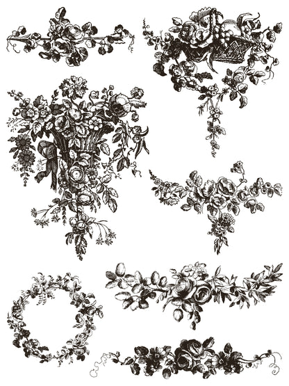 Iron Orchid Designs - Delft Traditions Noir Paint Inlay