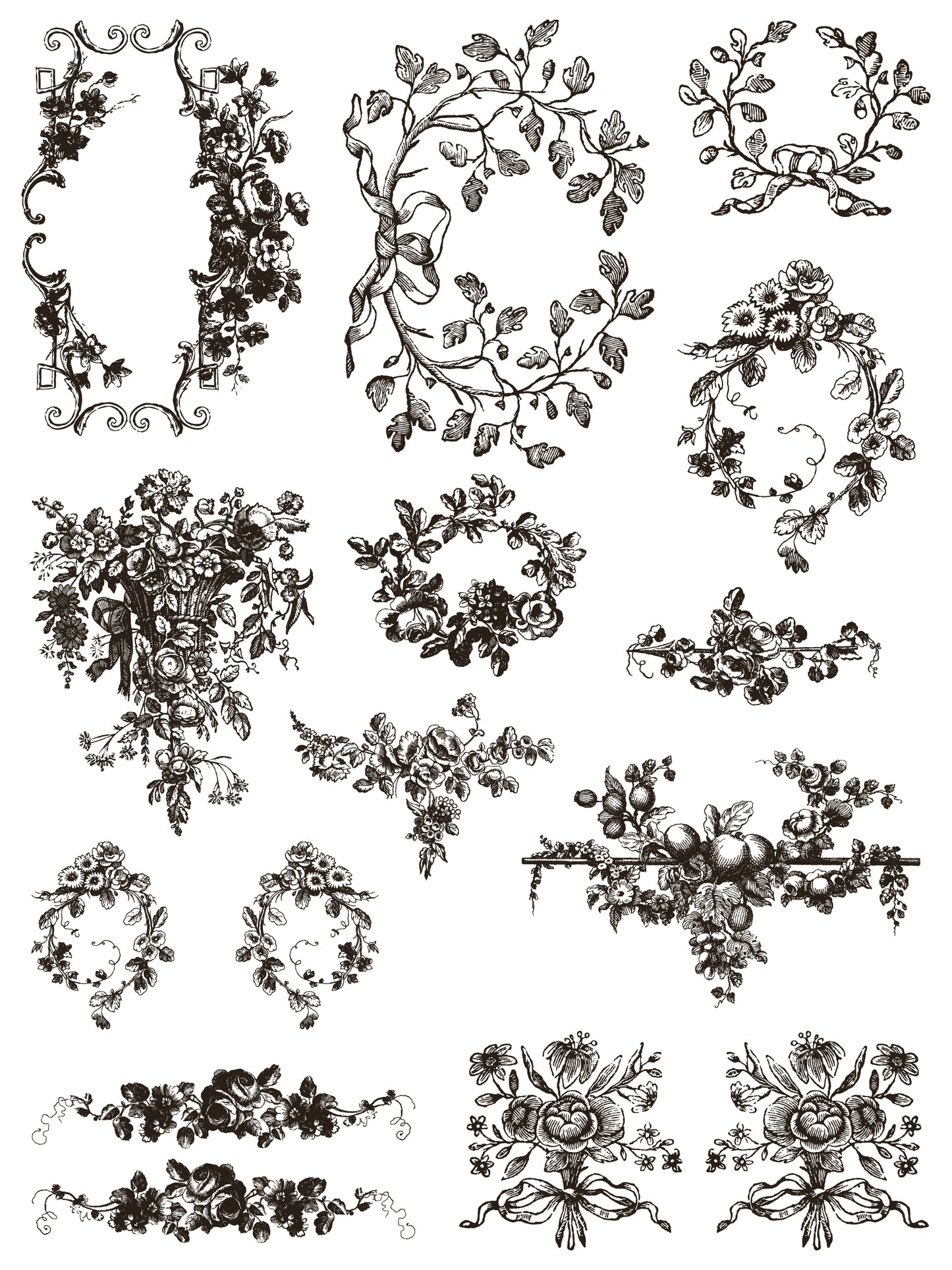 Iron Orchid Designs - Delft Traditions Noir Paint Inlay
